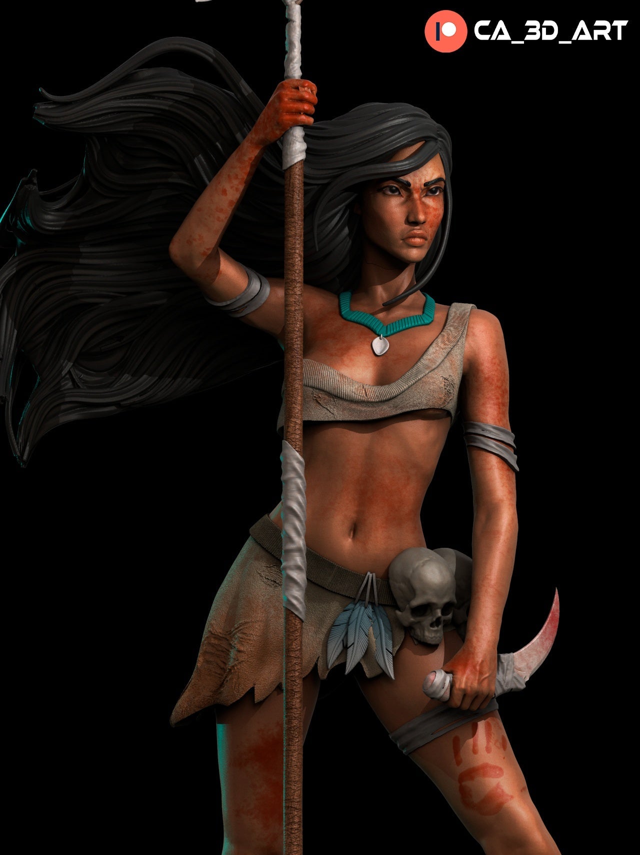 Pocahantas - (SFW/NSFW 18+ Only) 1:6 & 1:9 Scale Figures