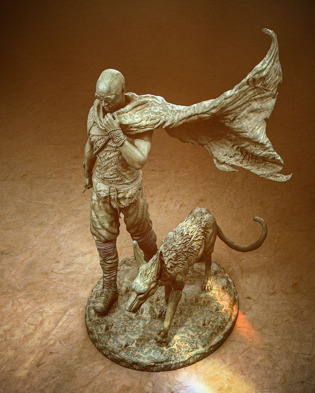 Riddick and Jackal - Chronicles of Riddick - 1:6, 1:9 Scale Figures & Bust