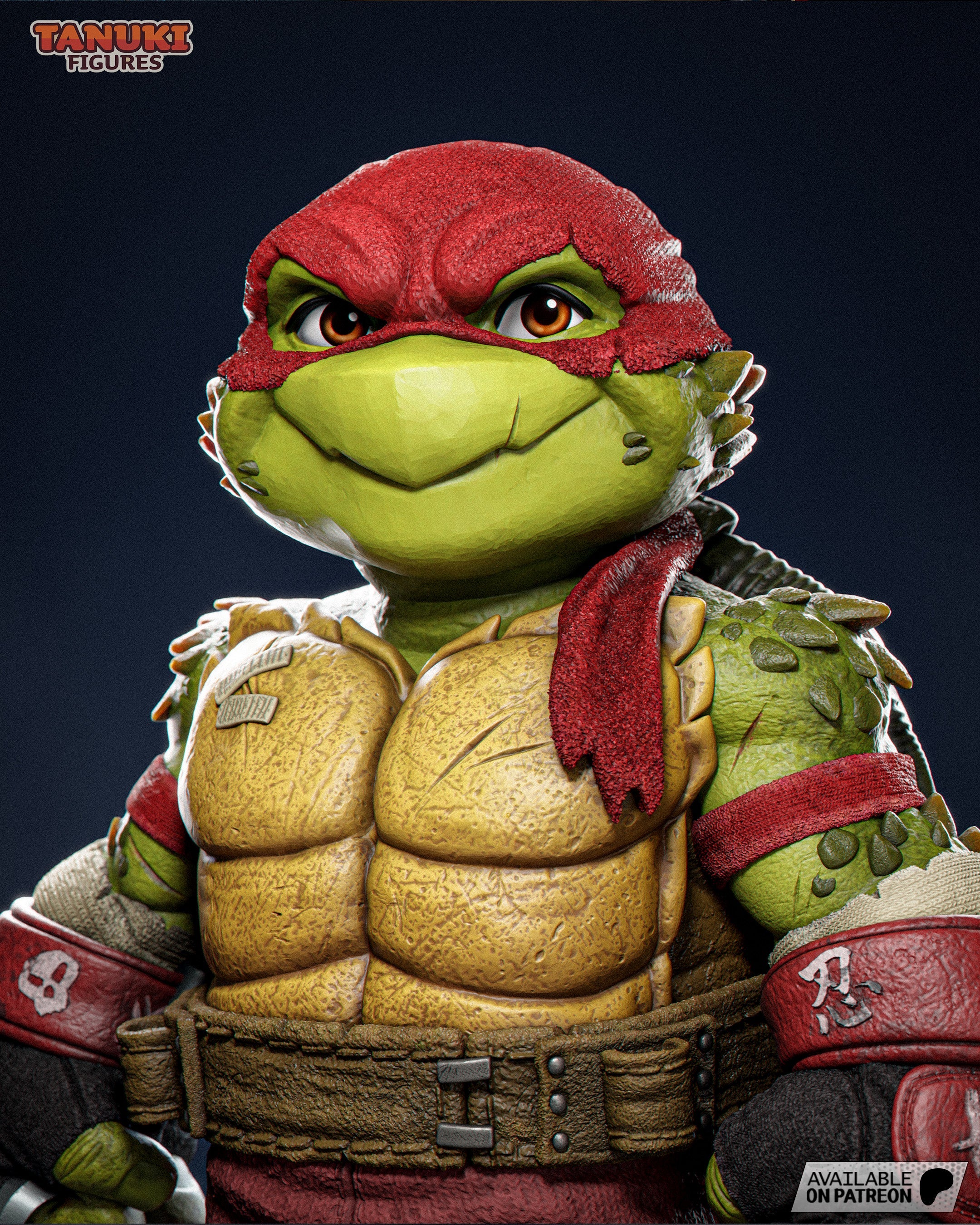 Toon Raphael - Ninja Turtles - 1:12 Scale