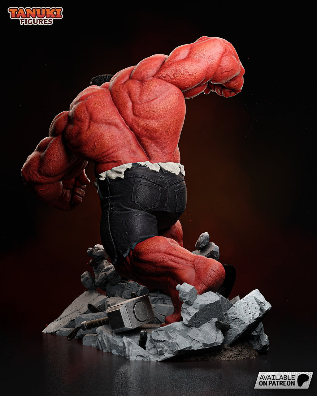 Red Hulk - Marvel Comics - 1:6 Scale & Bust