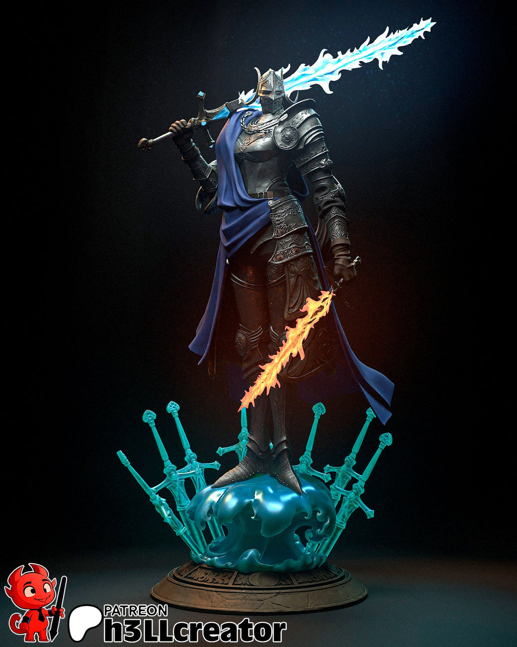 Rellana, Twin Moon Knight - Elden Ring - 1:8 Scale, Bust