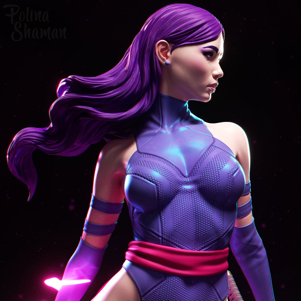 Psylocke  - Marvel Comics (SFW/NSFW 18+ Only) - 1:8 Scale Figure