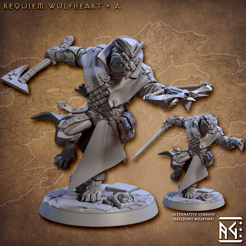 Requiem Wulfheart Miniatures – Werewolf Hunters