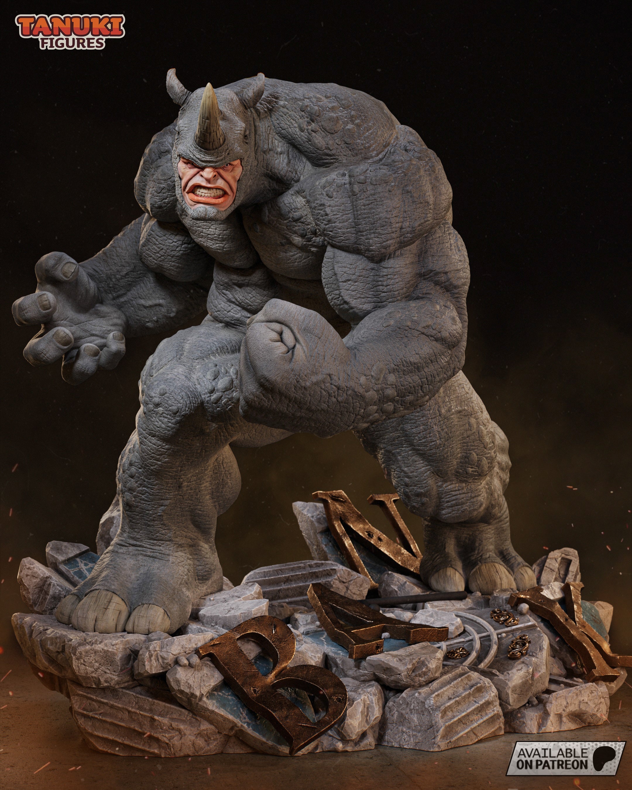 Rhino - Marvel Comics  - 1:6 Scale Figure & Bust