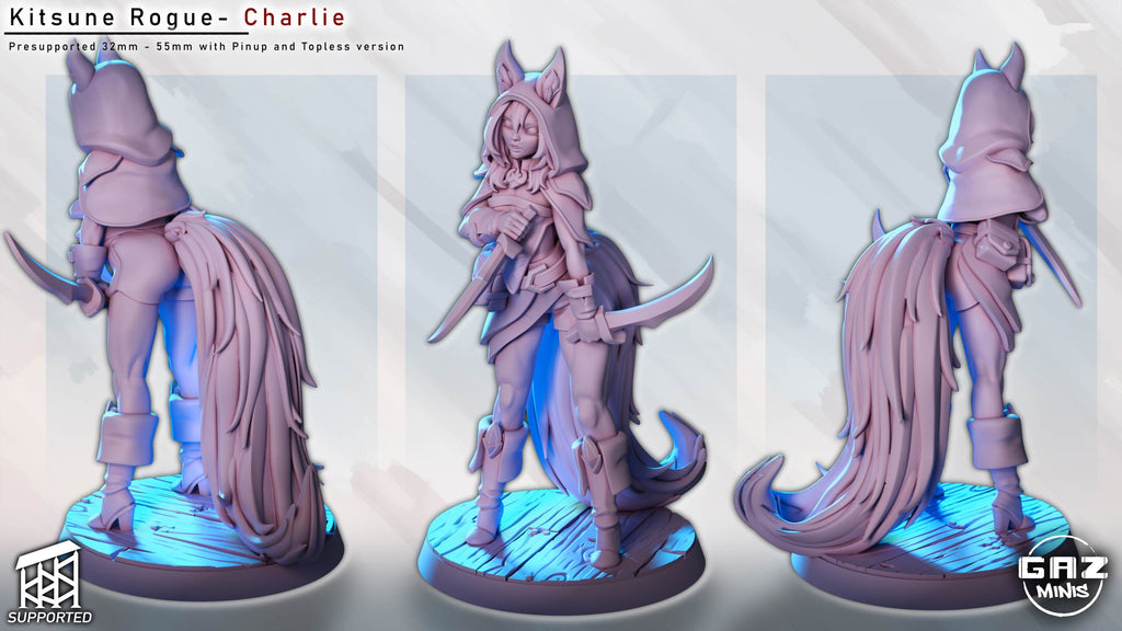 Kitsune Rogue - Charlie (NSFW/SFW 18+)