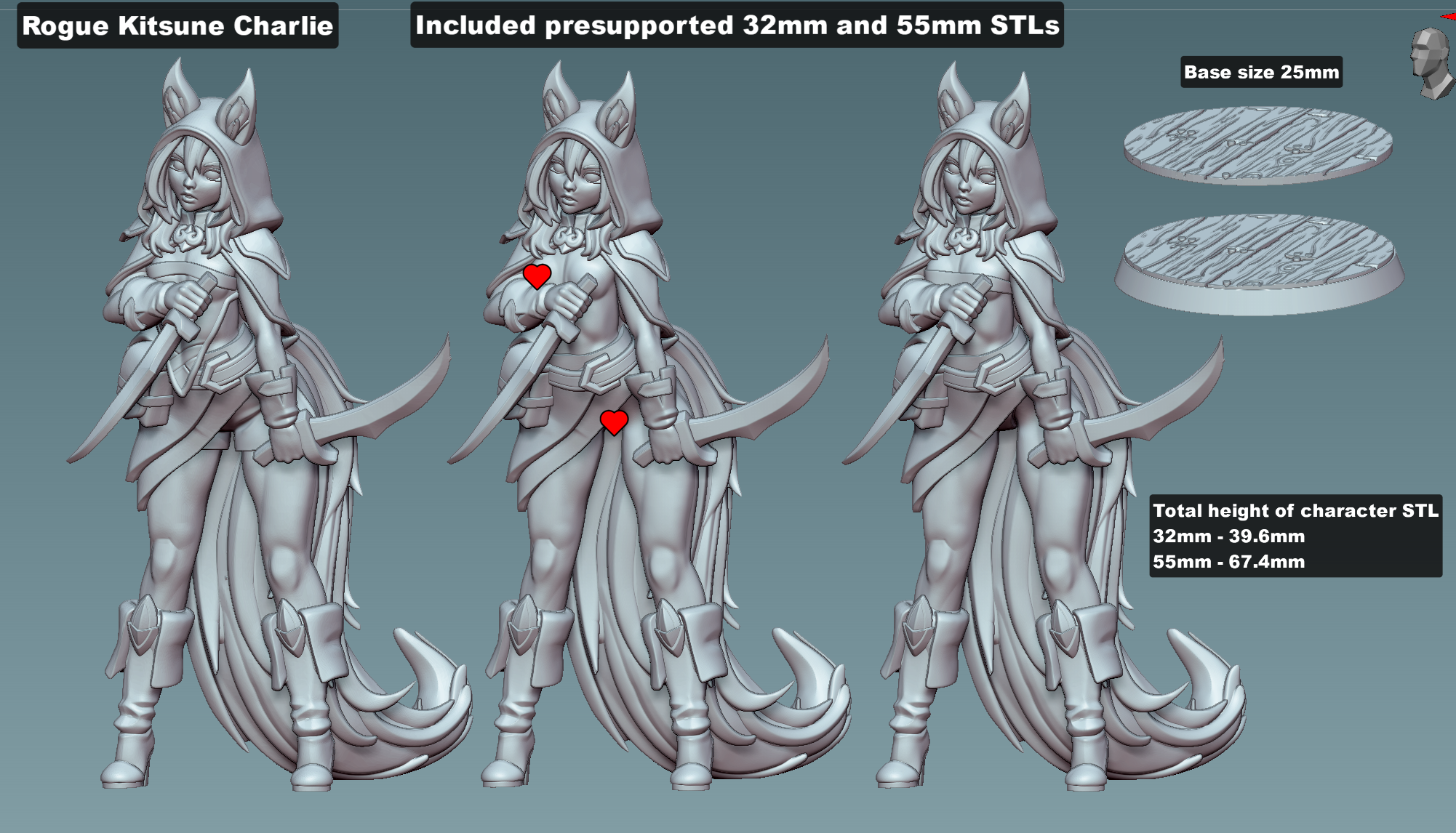 Kitsune Rogue - Charlie (NSFW/SFW 18+)