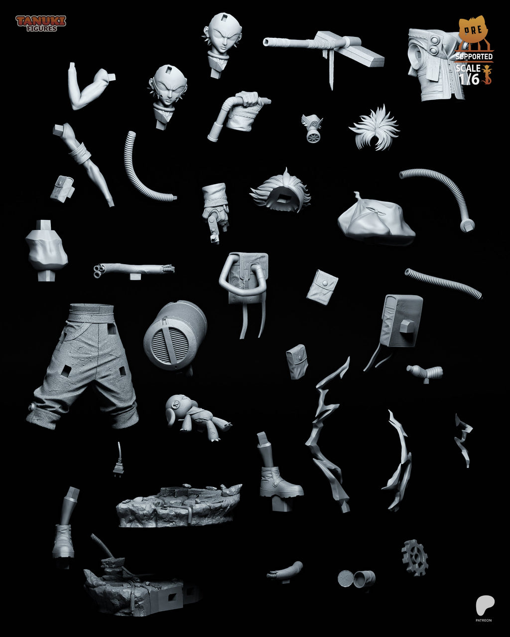 Rudo - Gachiakuta - 1:6 Scale & Bust