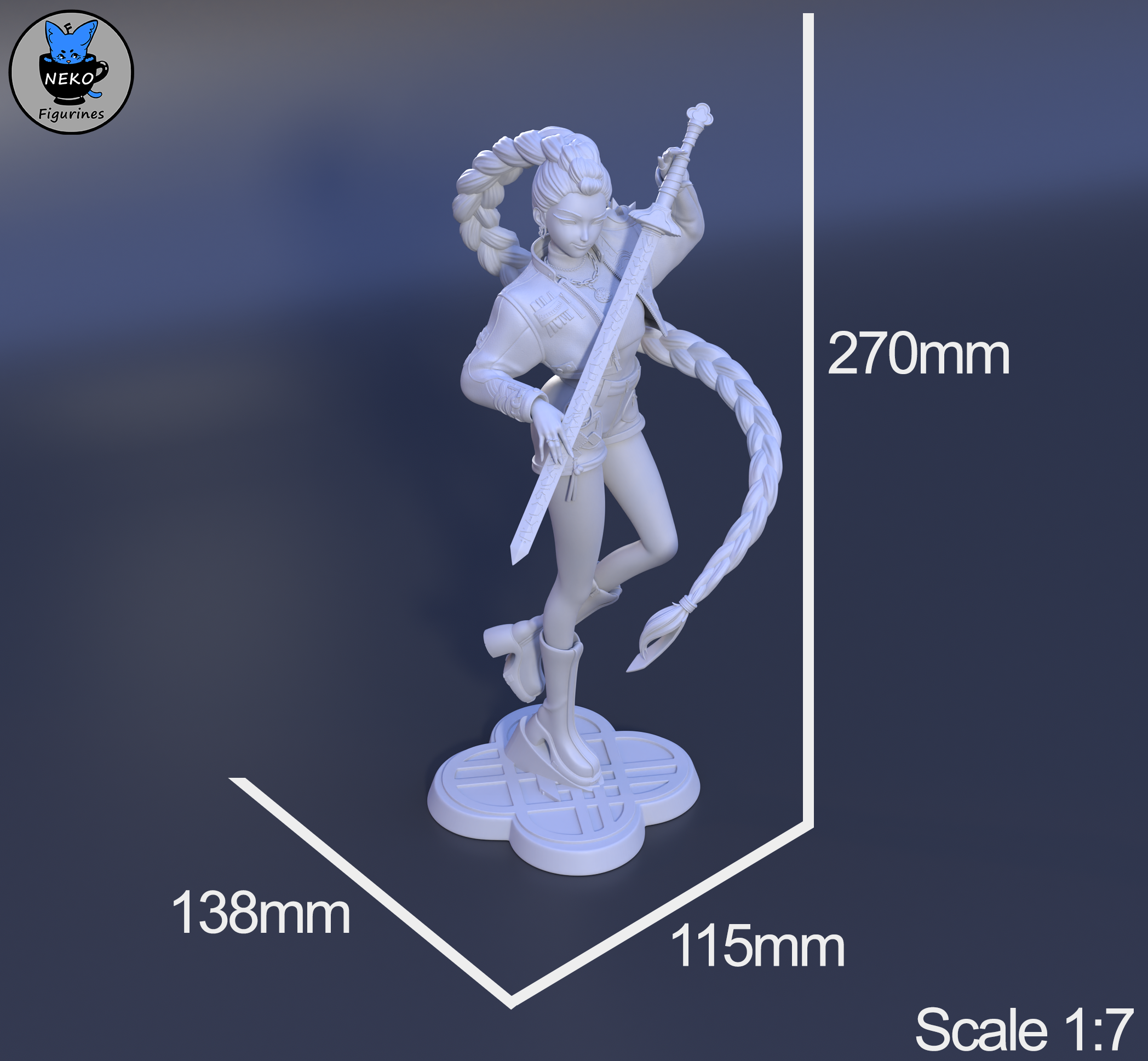 Rumi - K-Pop Demon Hunters - 1:7 Scale