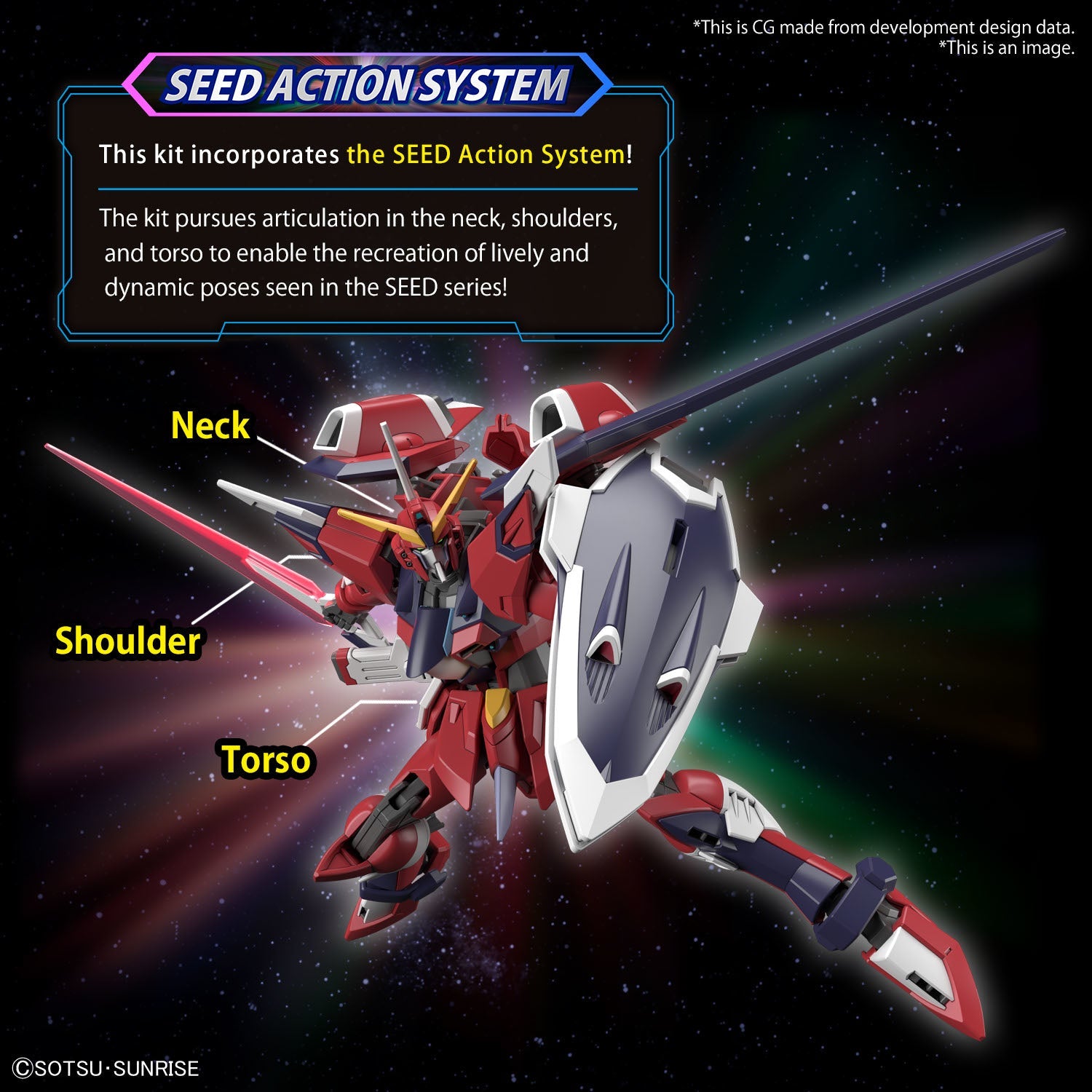 Gundam Seed Freedom Immortal Justice HG Model Kit