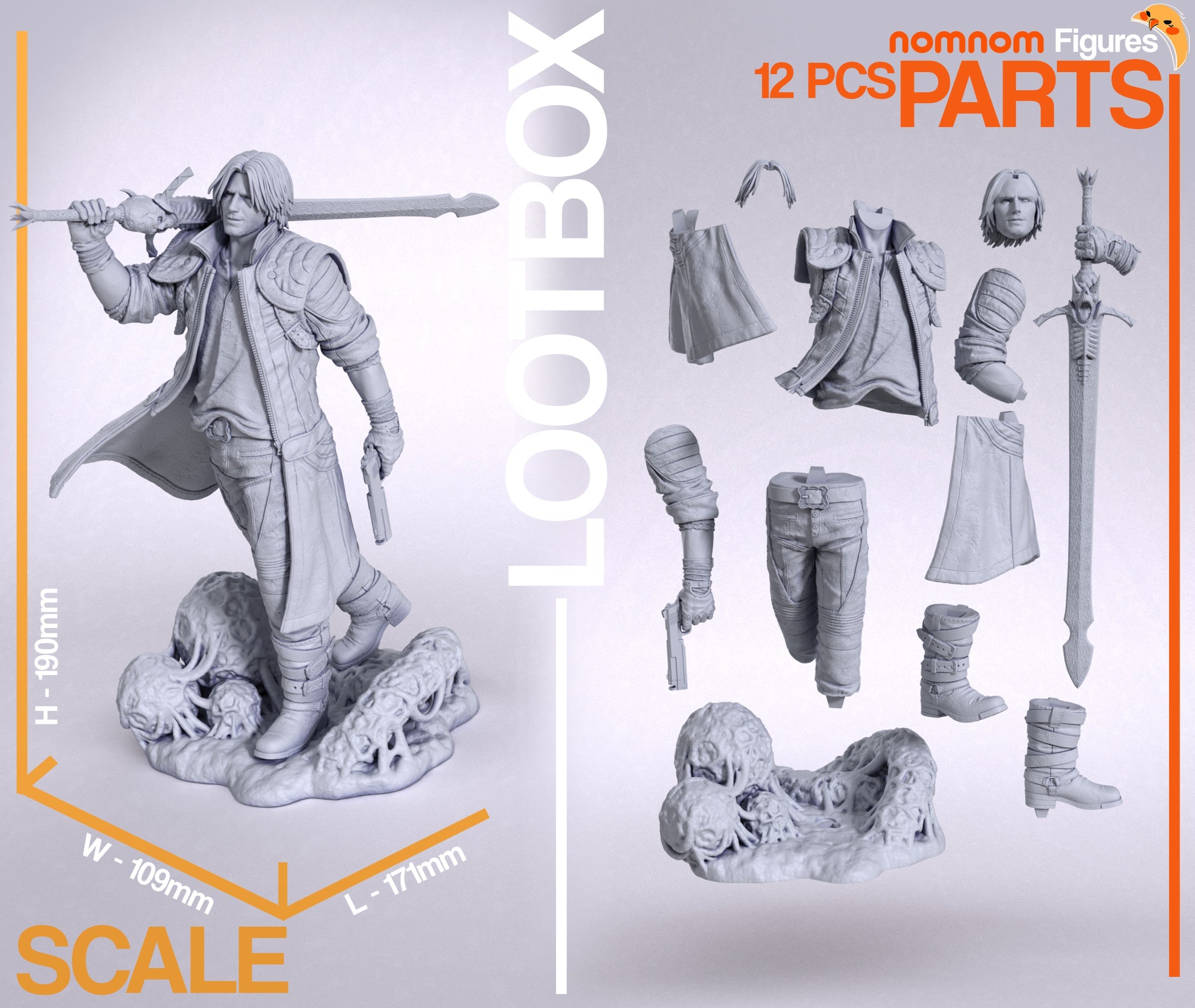 Dante - Devil May Cry - 1:10 Scale