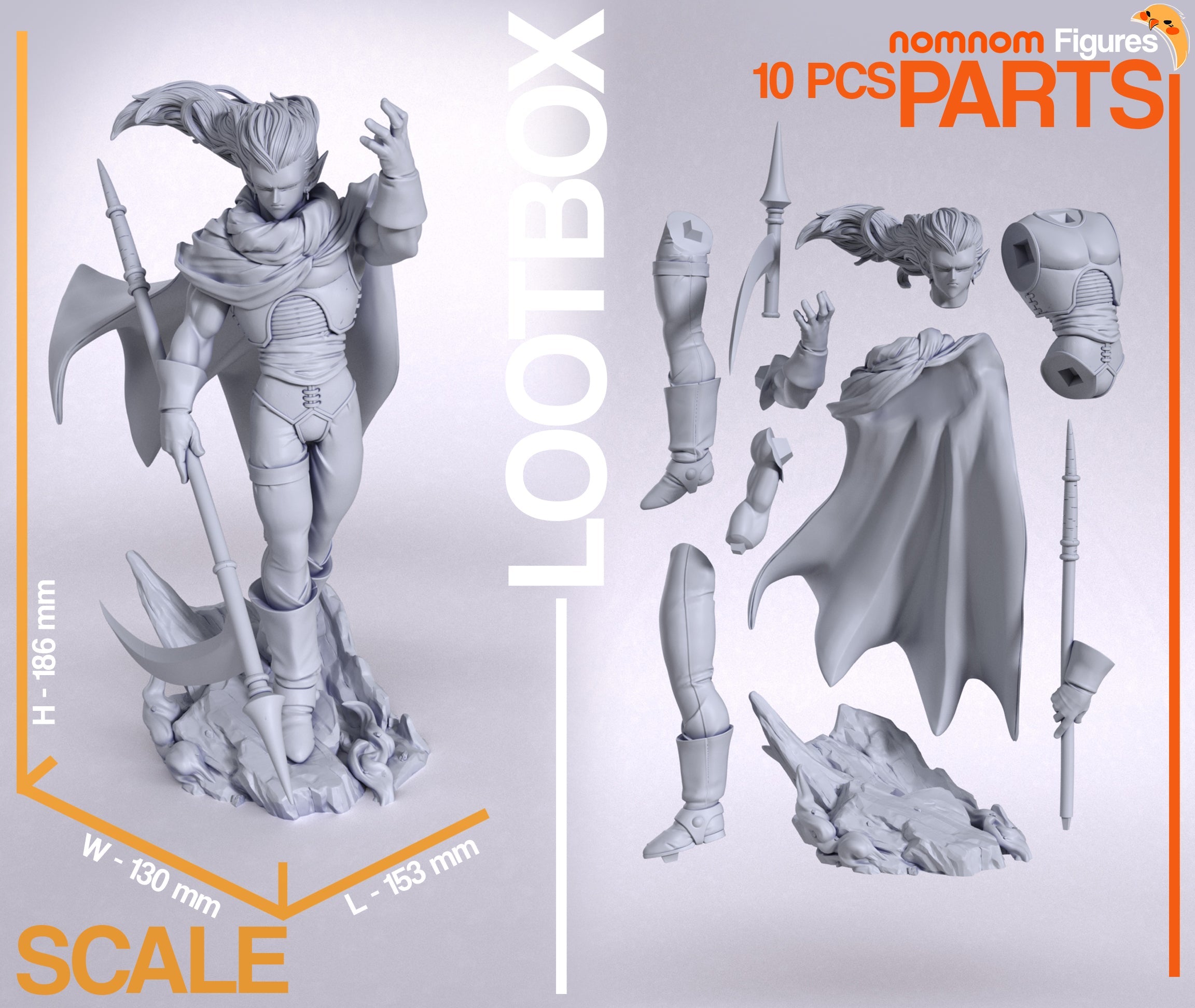 Magus - Chrono Trigger - 1:10 Scale