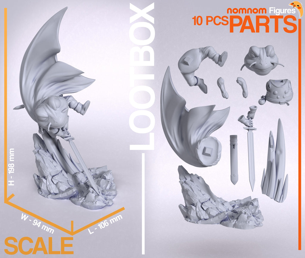 Frog - Chrono Trigger - 1:10 Scale