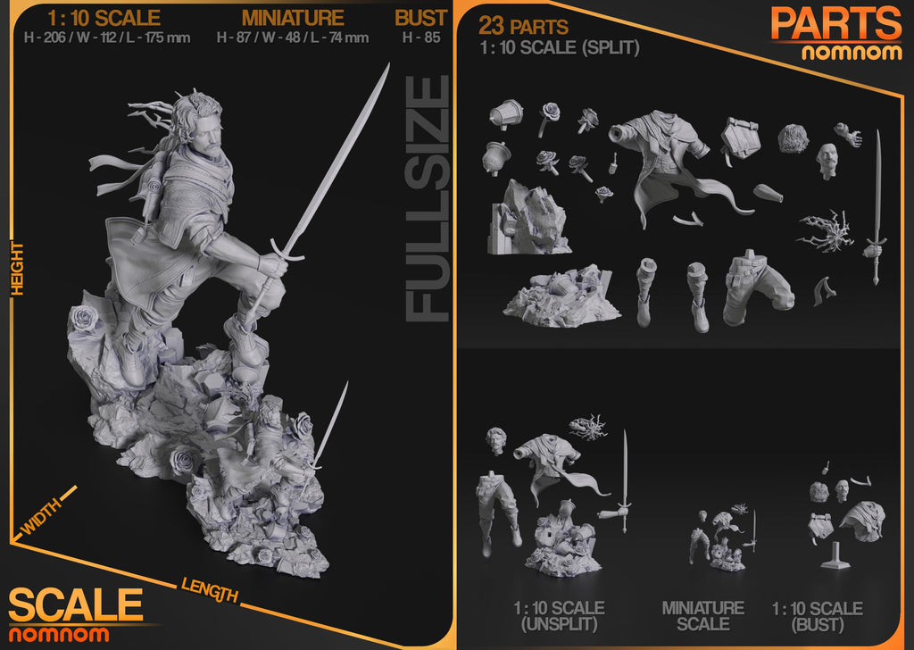 Gustave - Expedition 33 - 1:10 Scale, 75mm, Bust