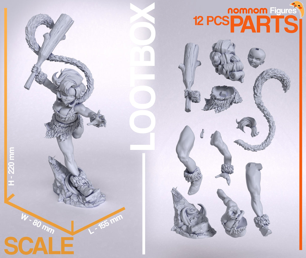 Ayla - Chrono Trigger - 1:10 Scale