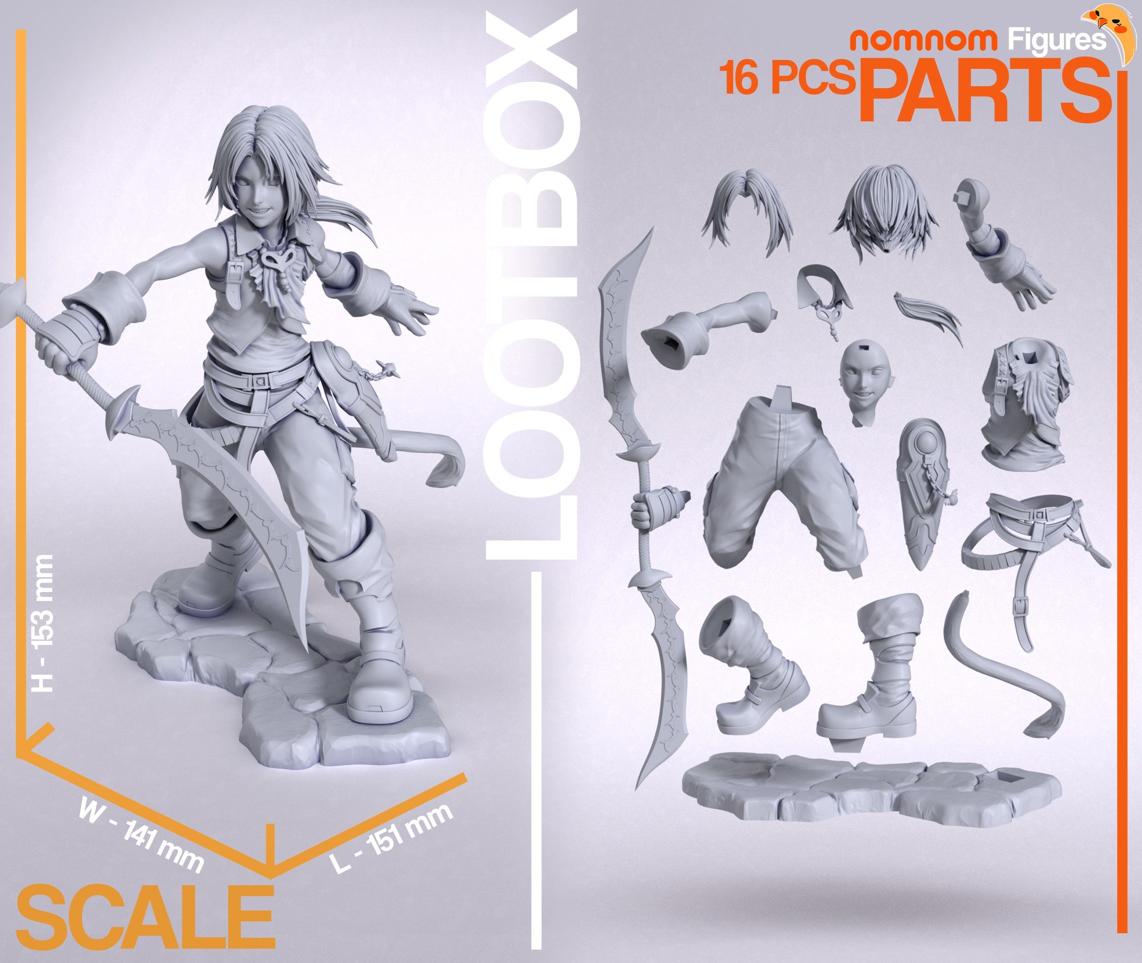 Zidane - Final Fantasy IX - 1:10 Scale