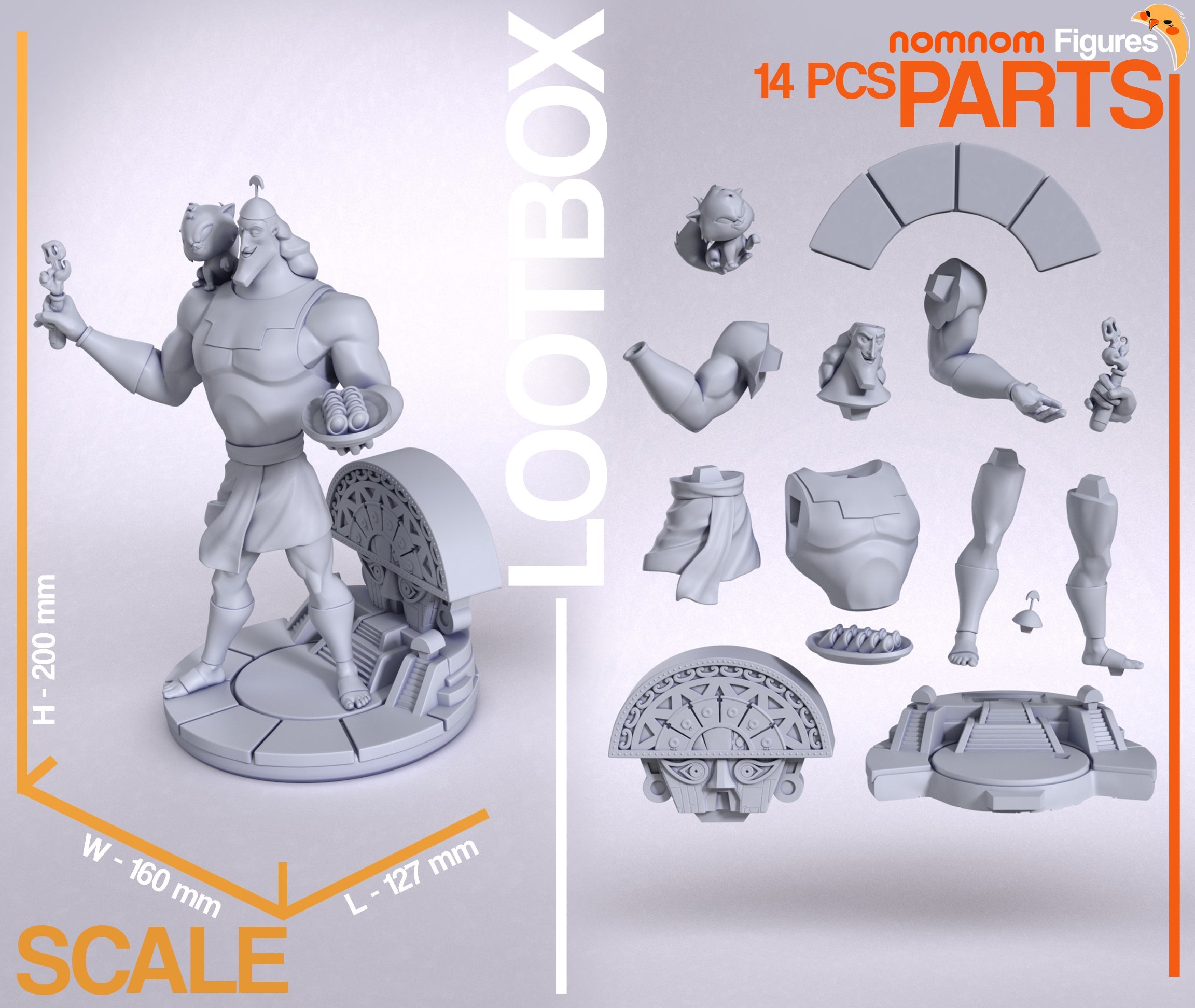 Kronk - Emperor's New Groove - 1:10 Scale
