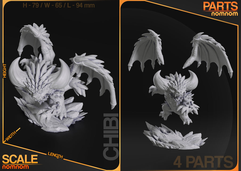 Chibi Nergigante - Monster Hunter World