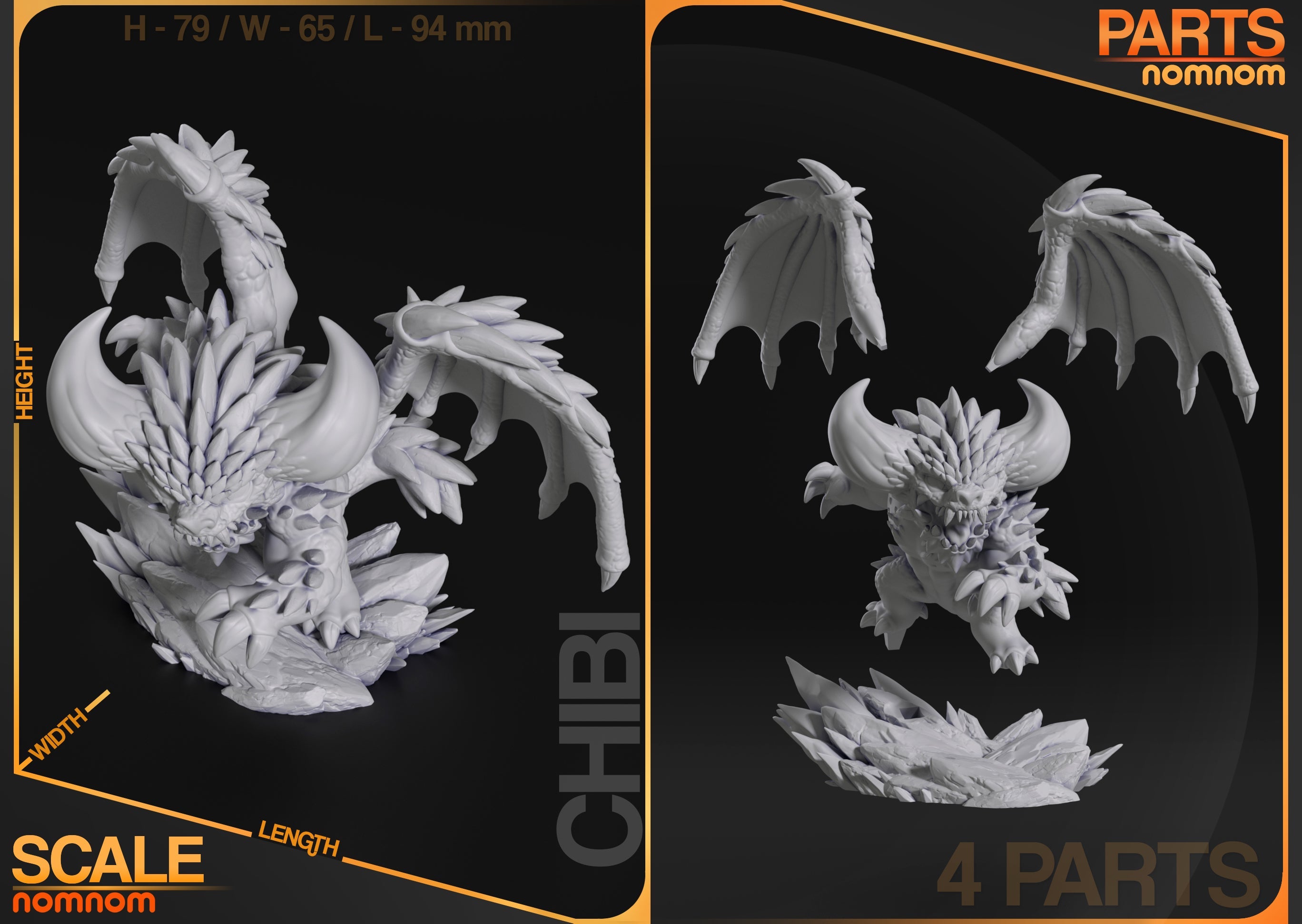 Chibi Nergigante - Monster Hunter World