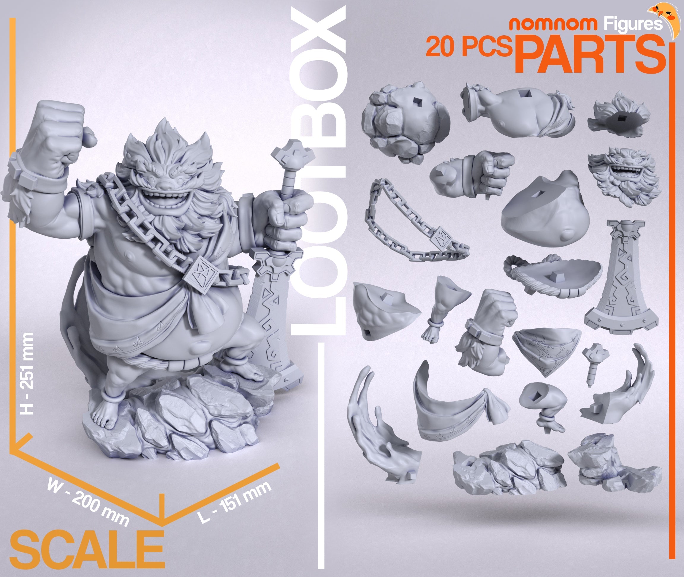 Daruk - Legend of Zelda -  1:10 Scale