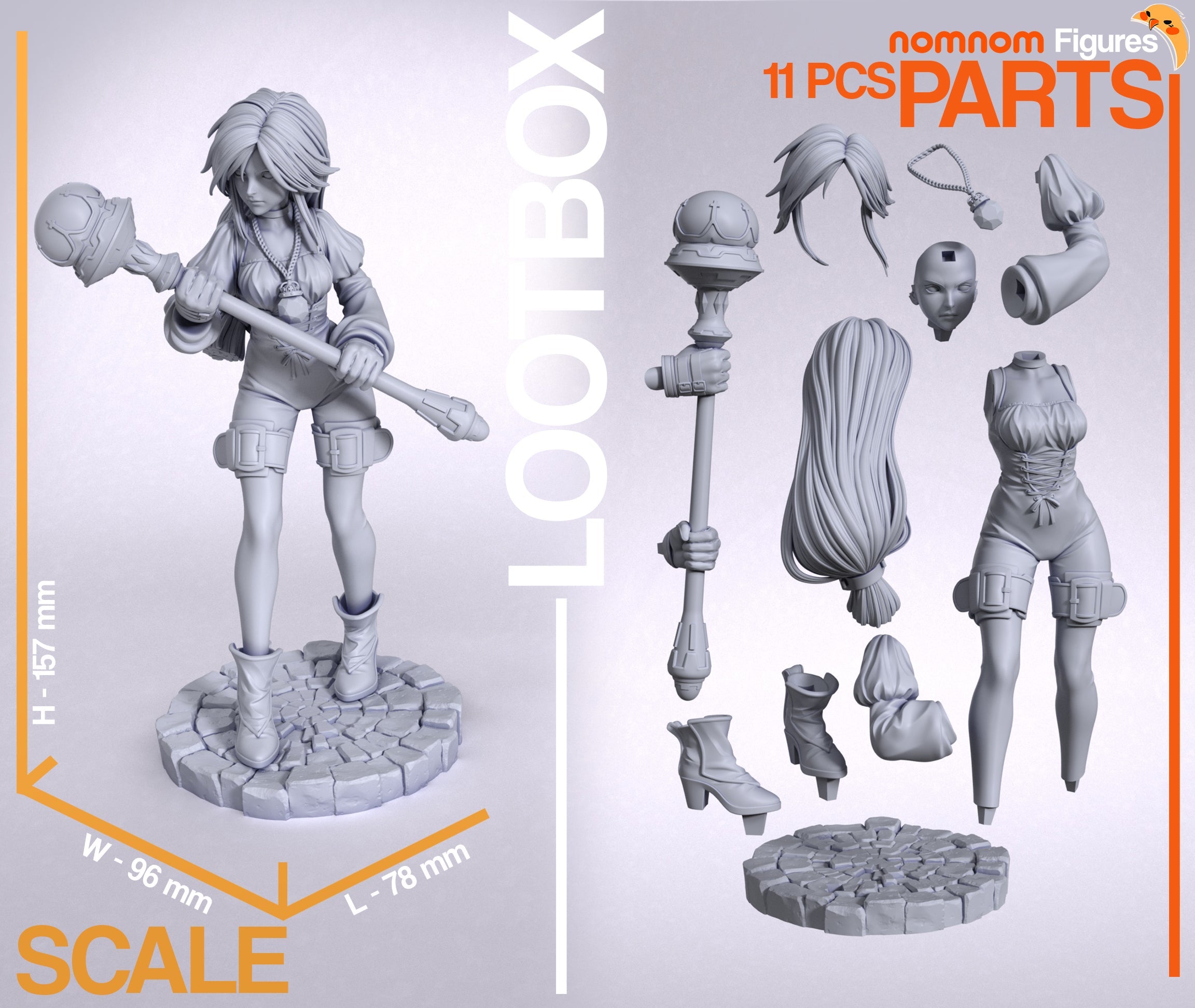Garnet Til Alexandros - Final Fantasy XVII - 1:10 Scale