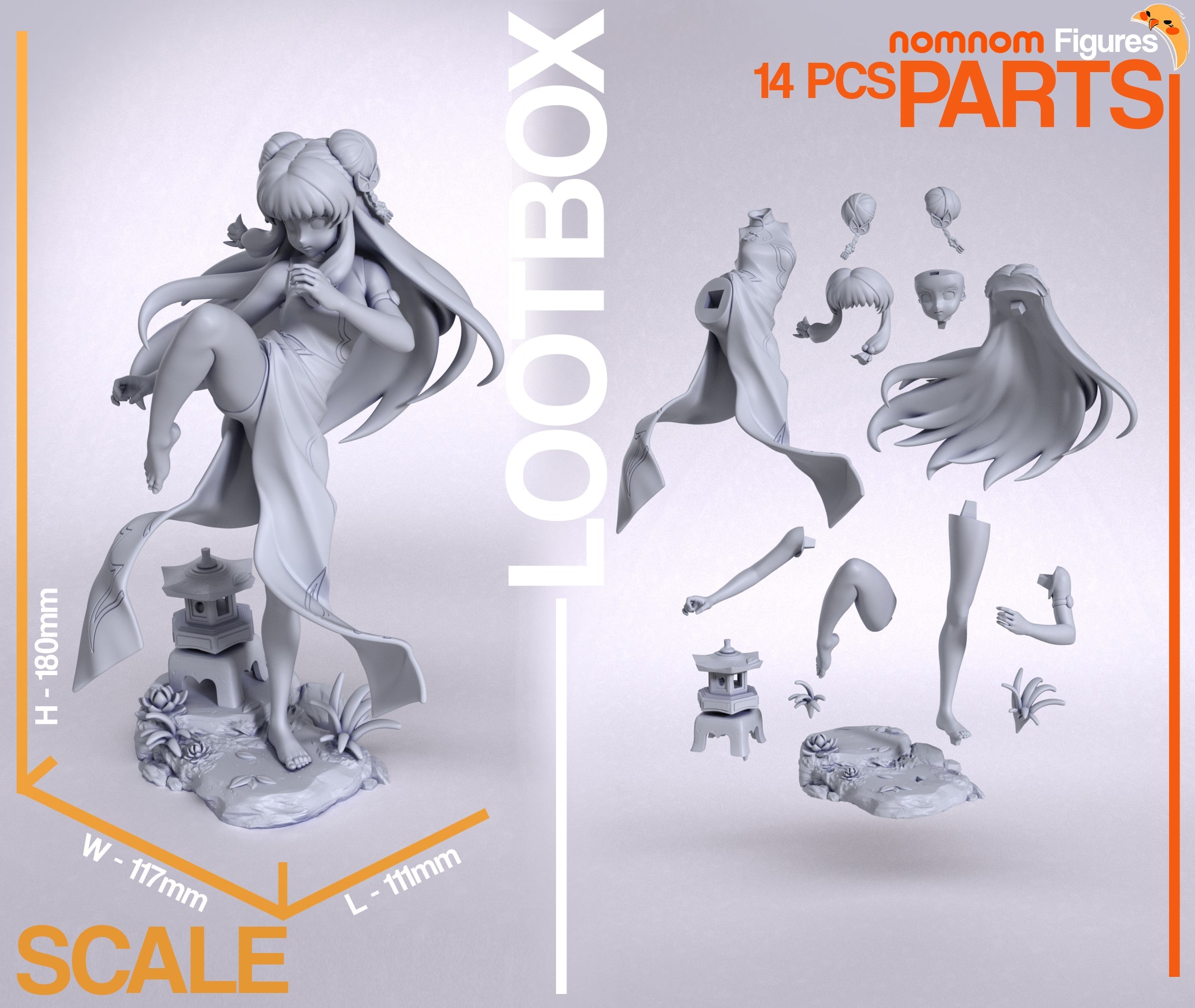 Shampoo - Ranma 1/2 - 1:10 Scale