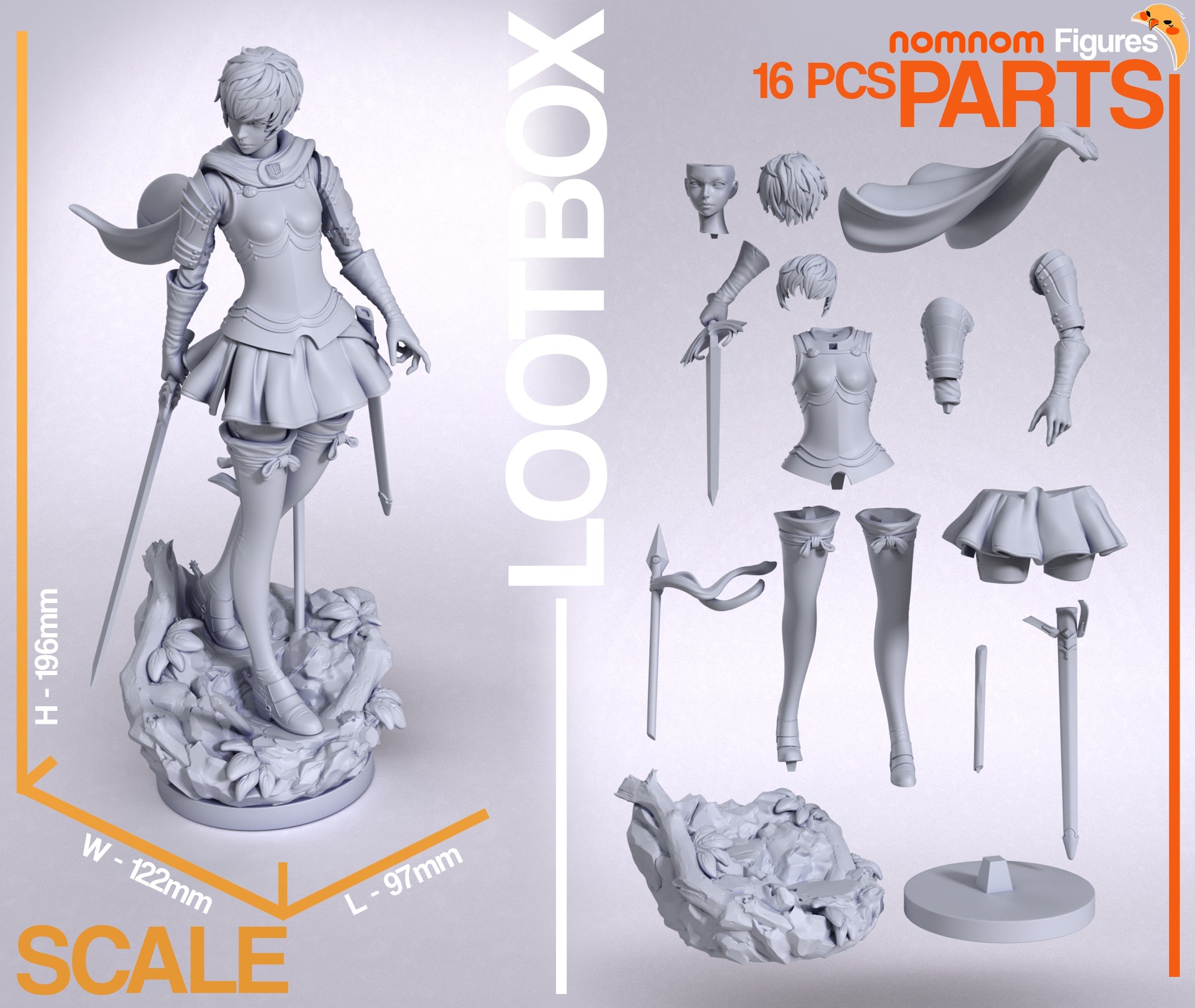 Casca - Berserk - 1:10 Scale