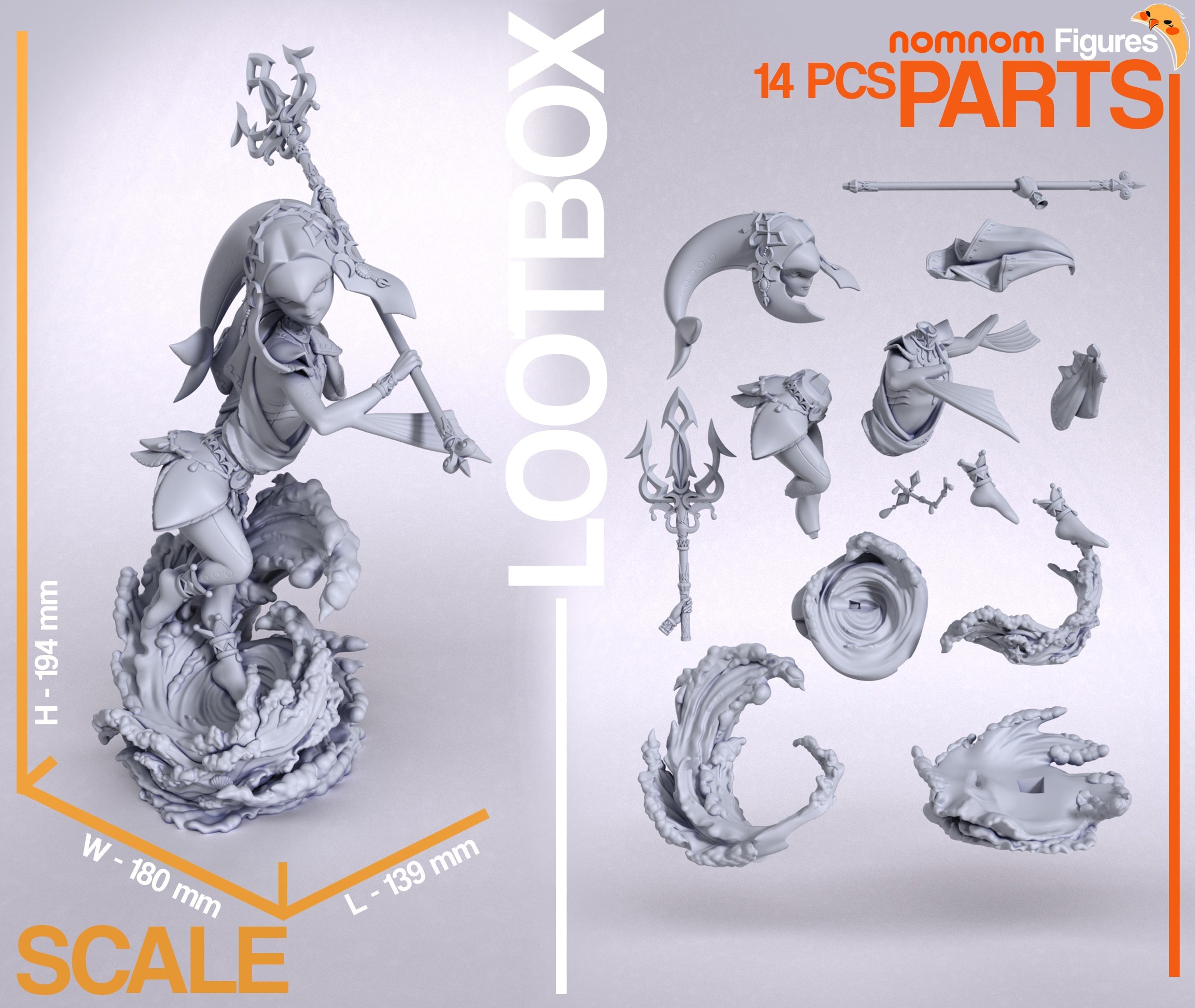 Mipha - Legend of Zelda -  1:10 Scale