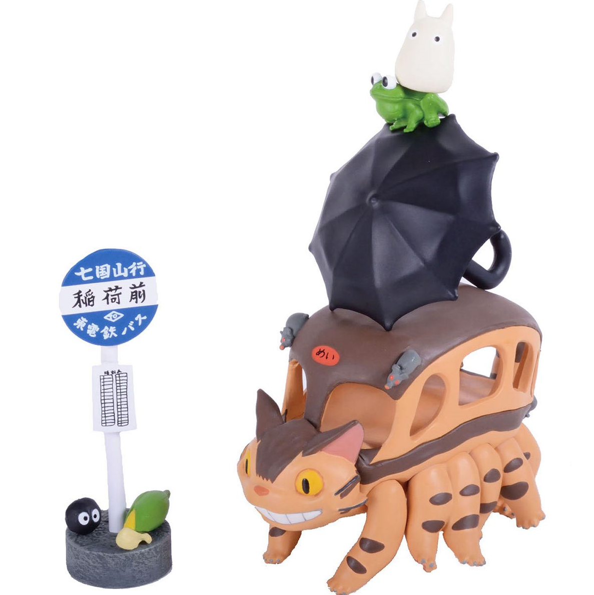 My Neighbor Totoro Catbus Nosechara Stacking Figure Set