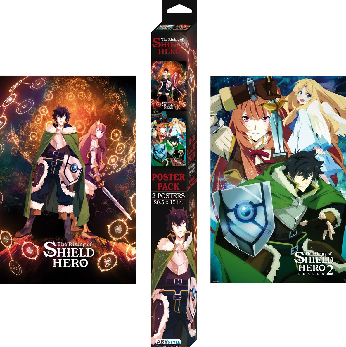The Rising of the Shield Hero Boxed Poster Set