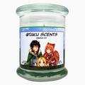 Naofumi, Raphtalia, and Filo Candle