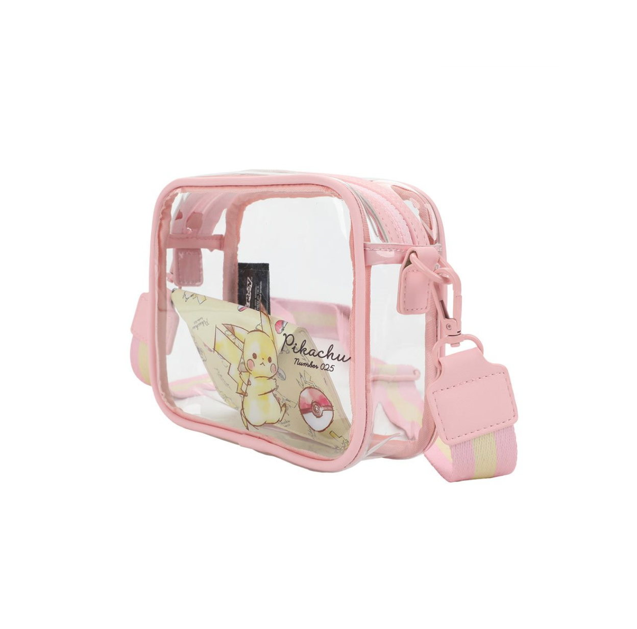 Pokémon Pikachu Number 025 Clear Crossbody Bag and Wallet