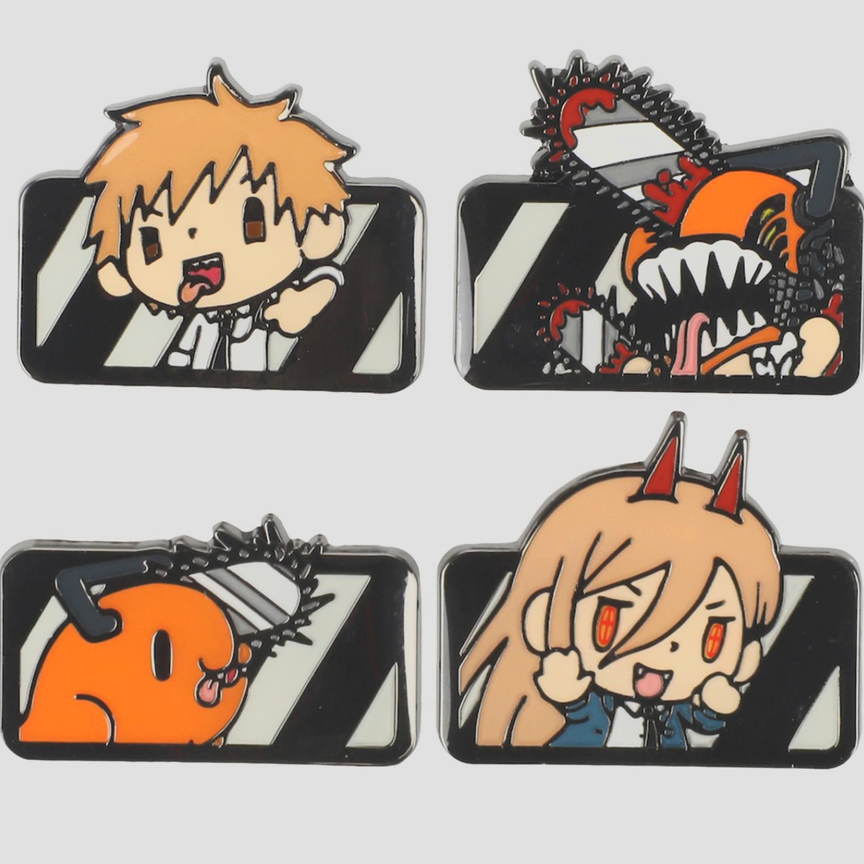 Chainsaw Man Chibi Lapel Pins