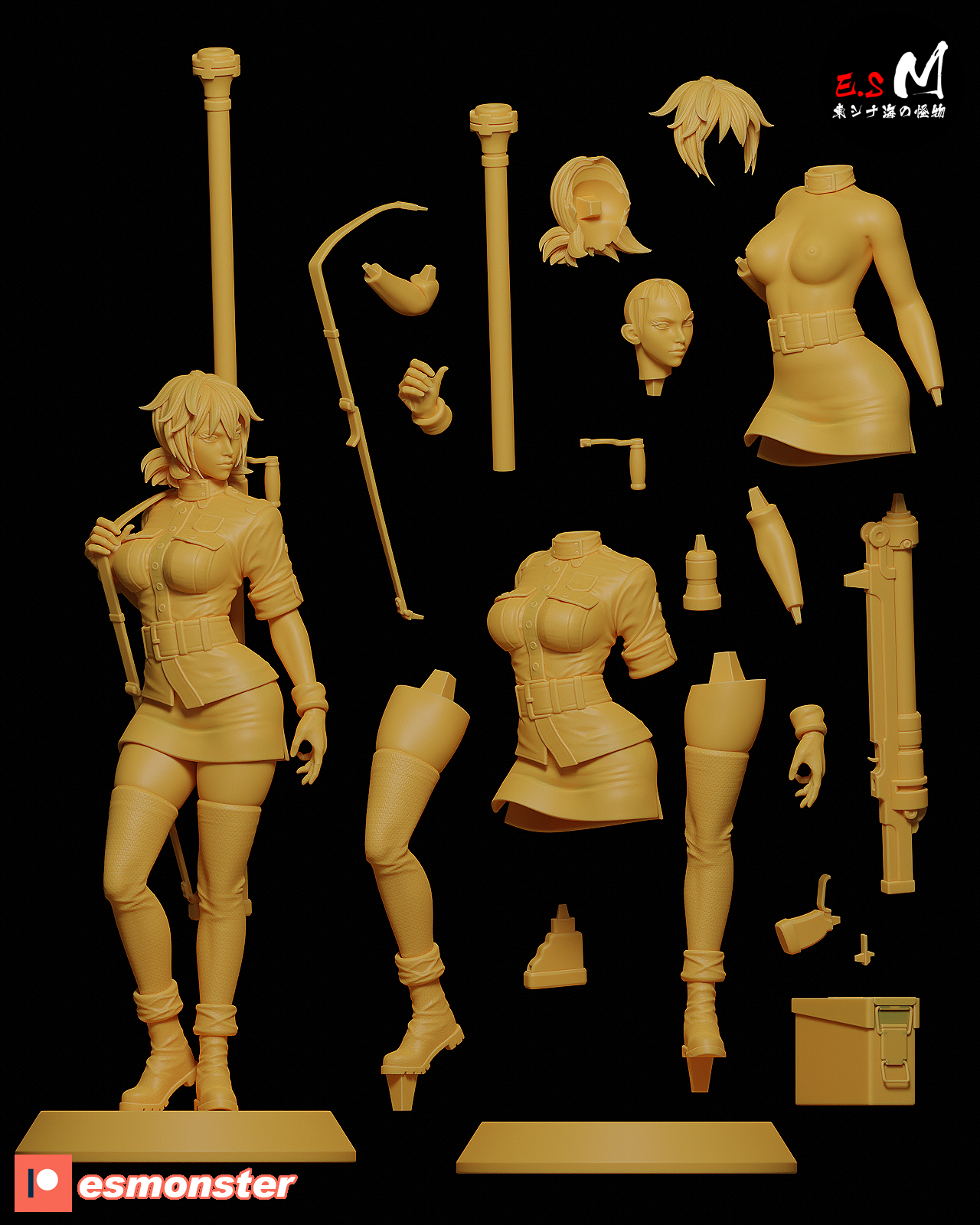 Seras Victoria - Hellsing (SFW/NSFW 18+ Only) - 1:6 Scale Figure