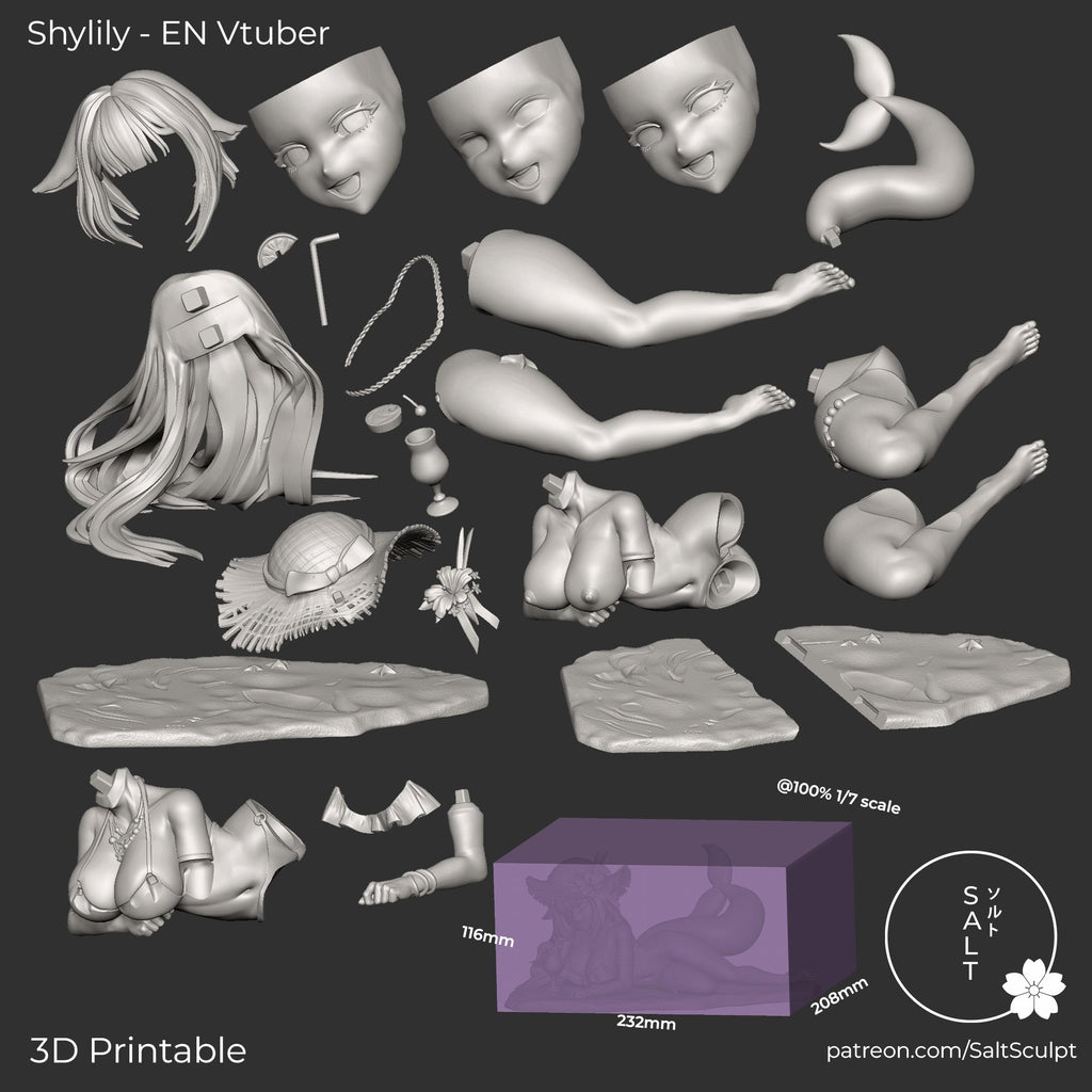 Shylily - Vtuber (SFW/NSFW 18+ Only) - 1:7 Scale Figure
