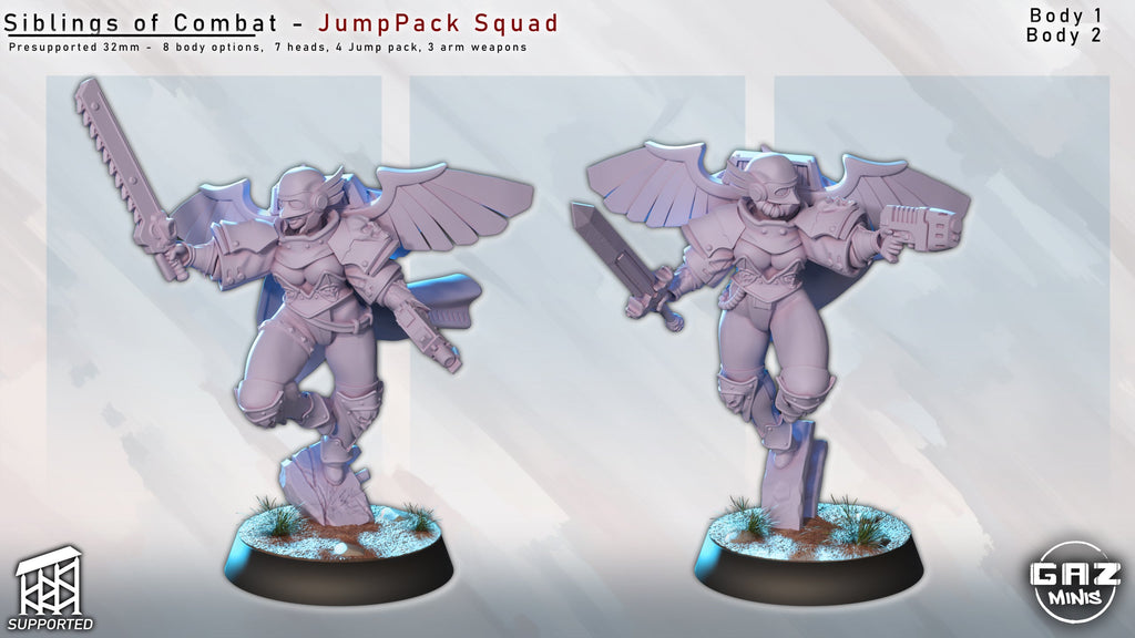 Siblings of Combat – JumpPack Squad - (SFW/NSFW 18+)