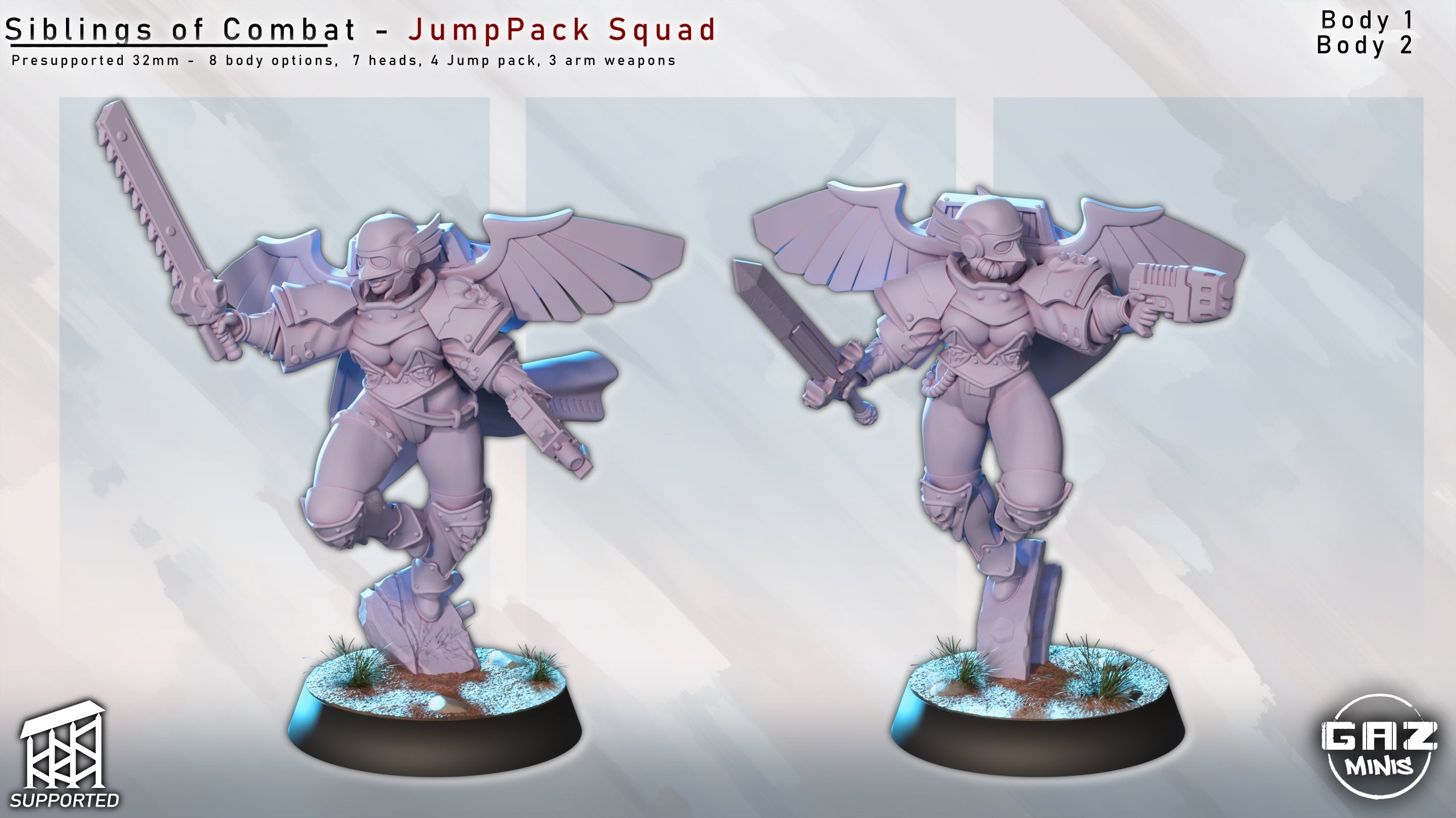 Siblings of Combat – JumpPack Squad - (SFW/NSFW 18+)