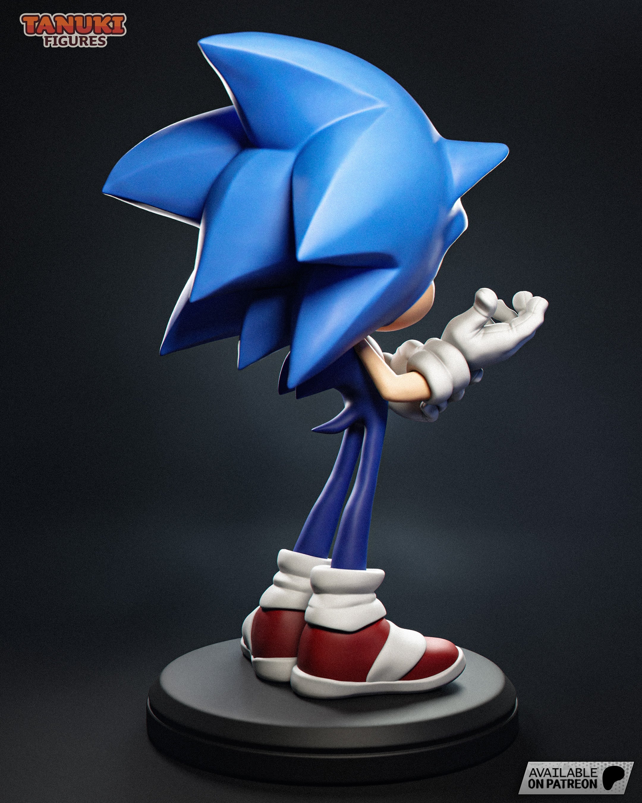 Toon Sonic - Sonic the Hedgehog  - 1:12 Scale