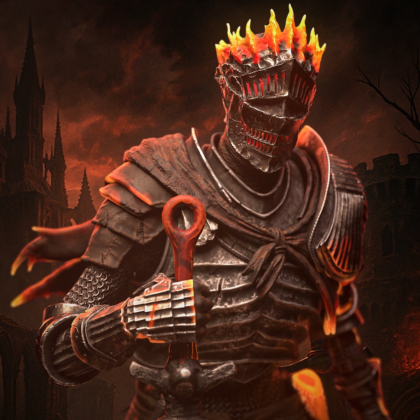 Soul of Cinders - Dark Souls - 1:8 , Bust