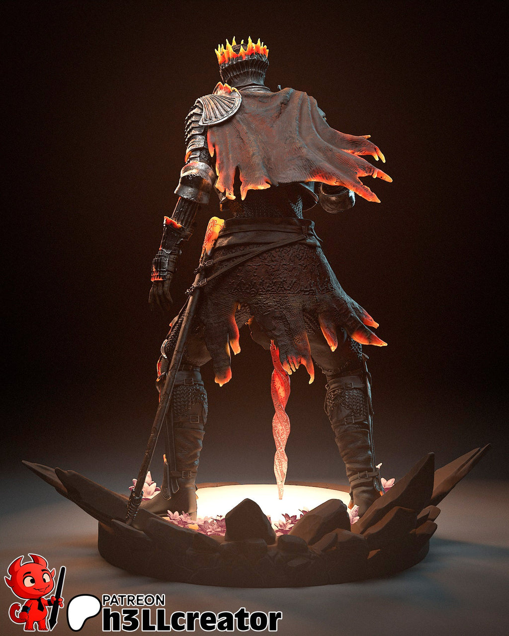 Soul of Cinders - Dark Souls - 1:8 , Bust
