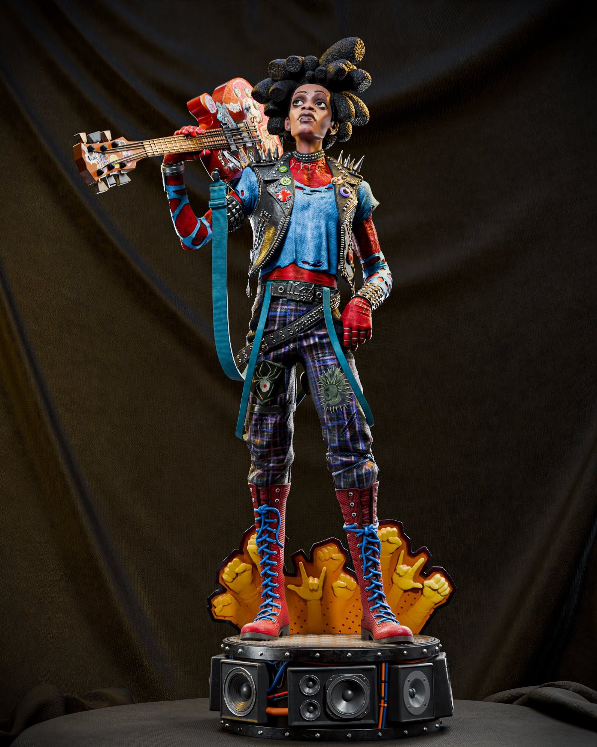 Spider Punk - Marvel Comics -  1:6, 1:9 Scale Figures & Bust