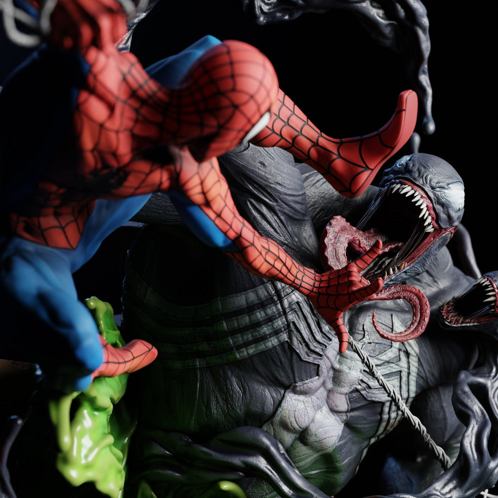 Spiderman X Venom - Marvel Comics - 1:6 Scale, Busts