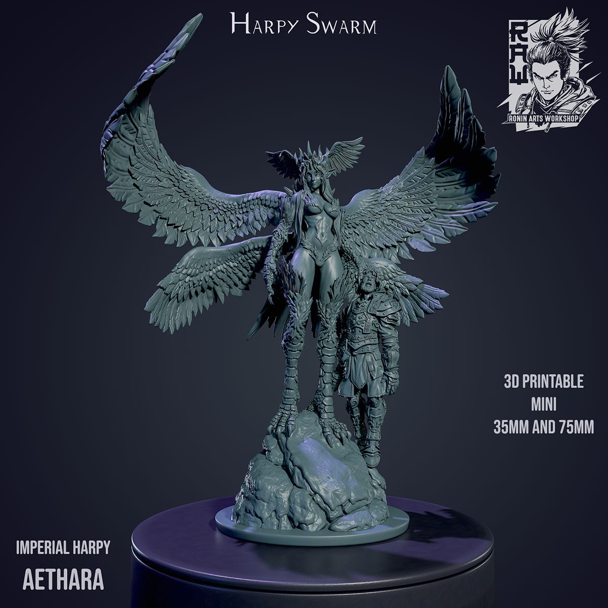 Imperial Harpy Aethara (SFW/NSFW 18+)