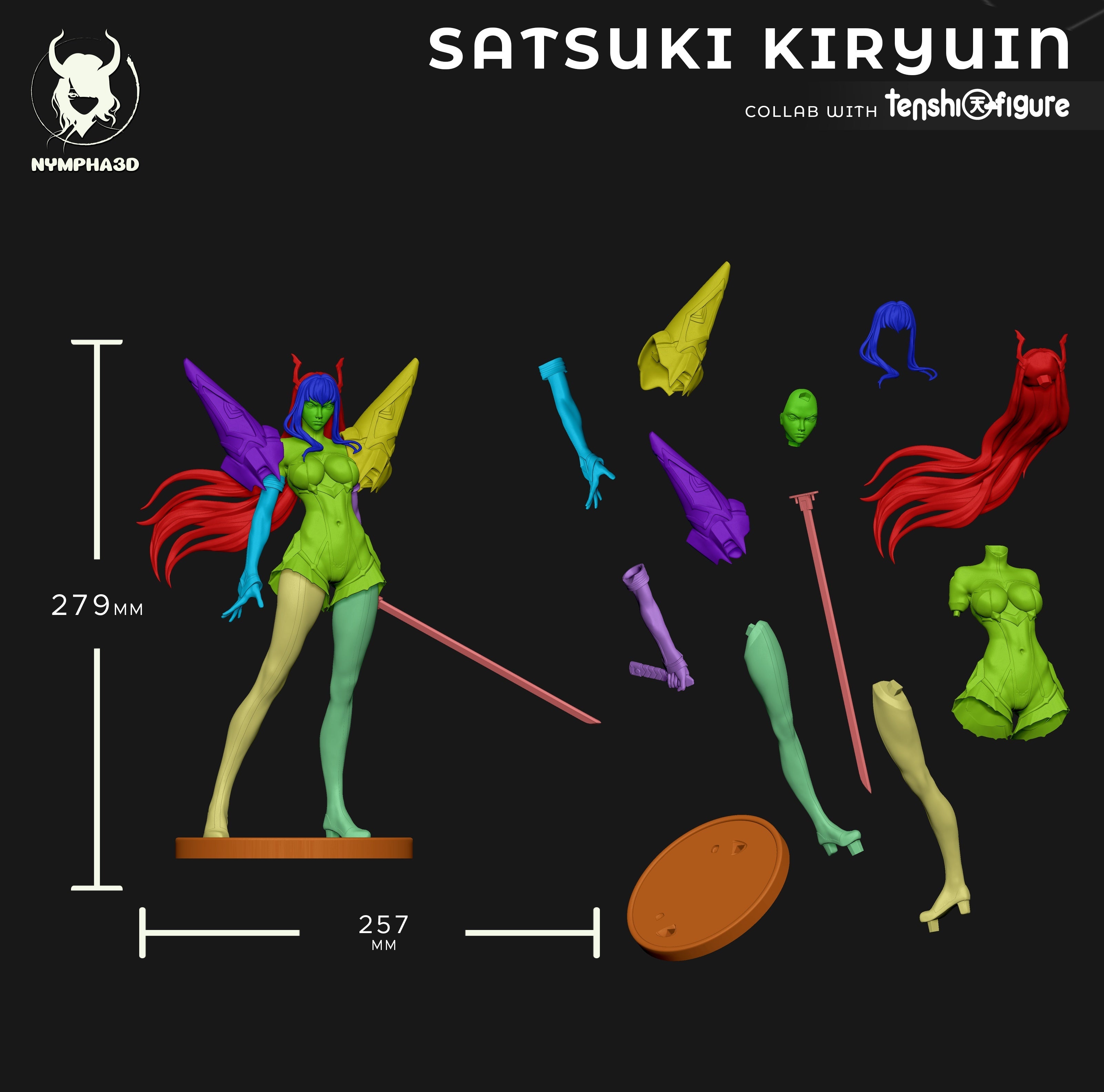 Satsuki Kiryuin - Kill La Kill / Akame Ga Kill! - 1:6 Scale