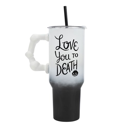 The Nightmare Before Christmas Jack and Sally 40 oz. Stainless Steel Tumbler