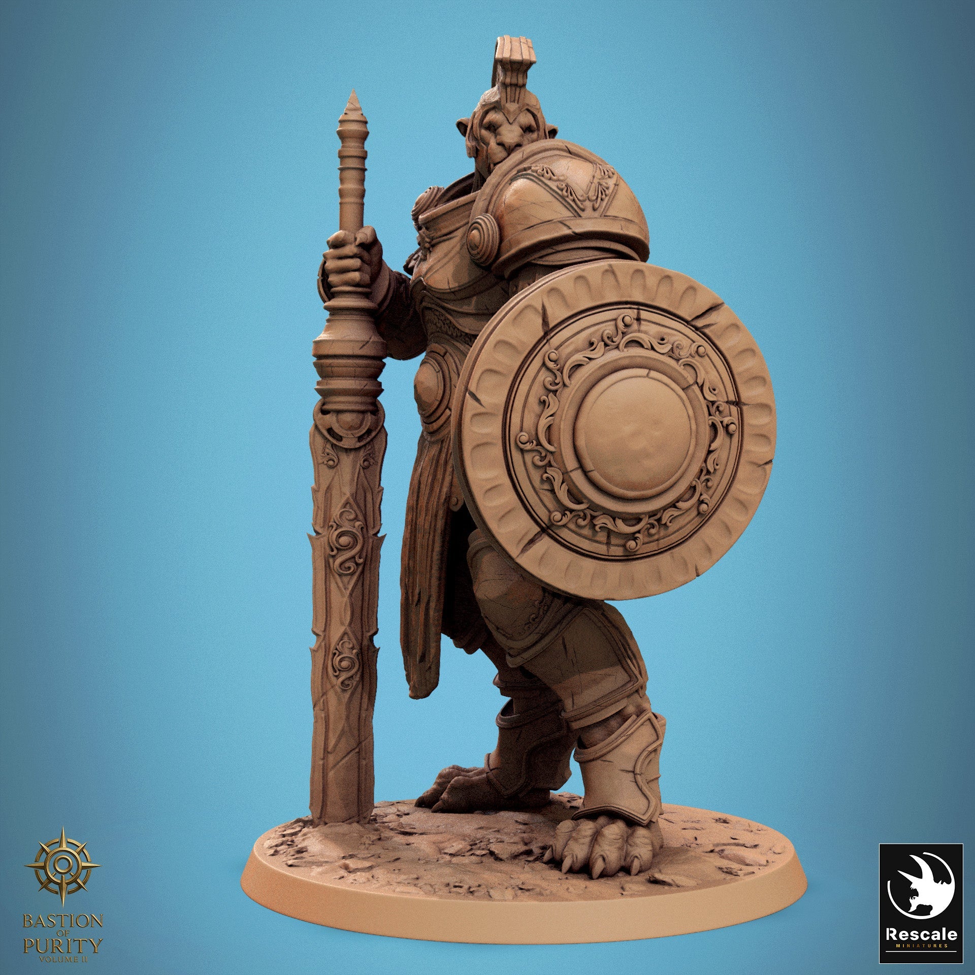 Leonin Triad - Tabaxi Champion Miniatures