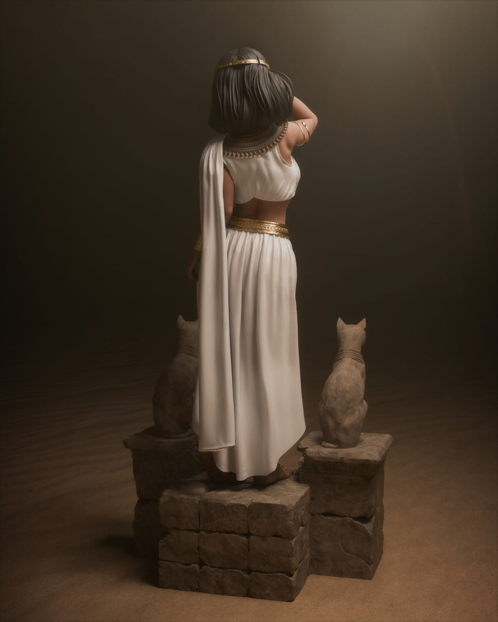 Cleopatra - Egyptian Queen (SFW/NSFW 18+ Only) -  1:6, 1:9 Scale Figures & Bust