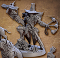 Trisha the Houndmaster – Ranger Miniature with War Dogs