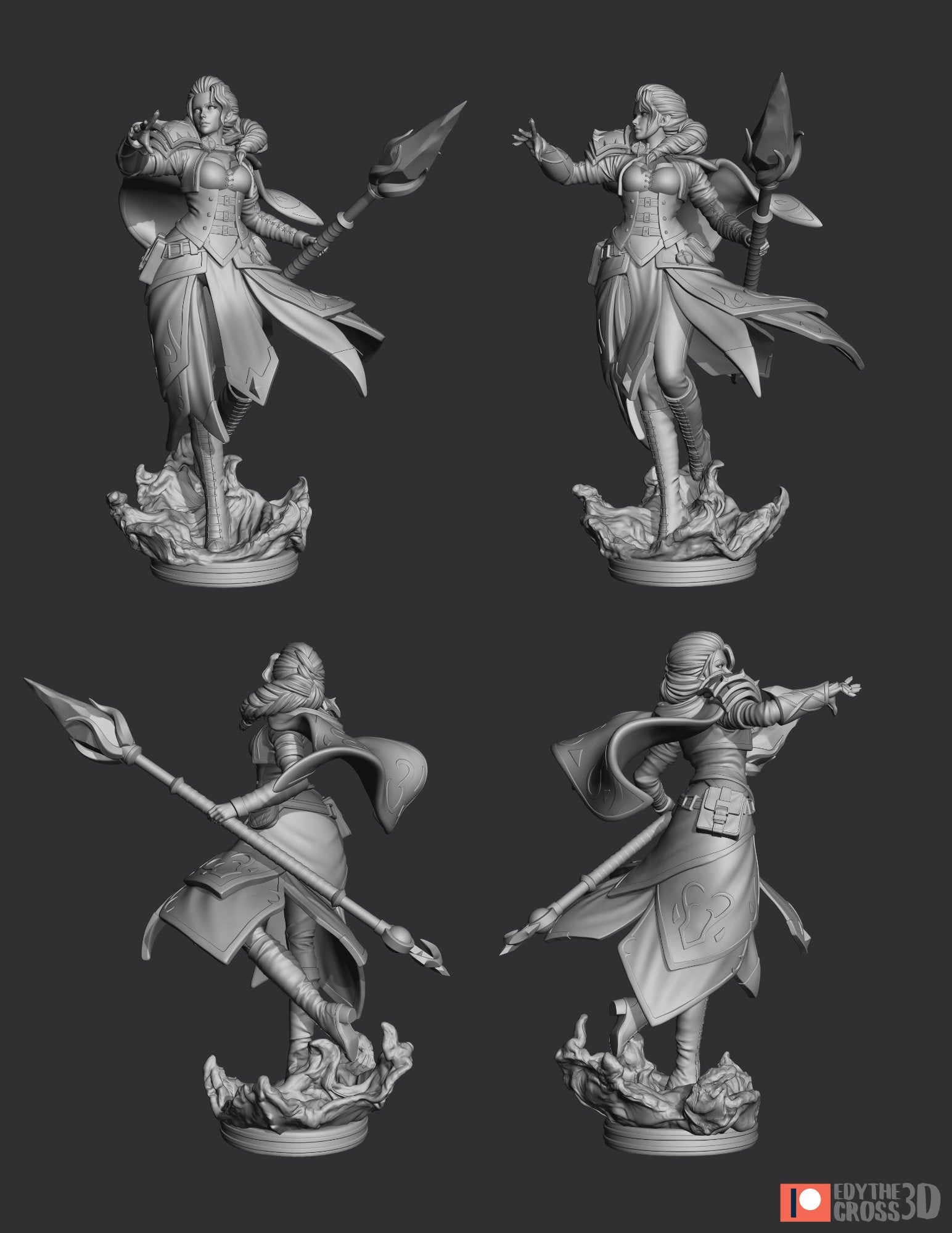 Jaina Proudmoore - World of Warcraft - 75mm, 1:10 scale