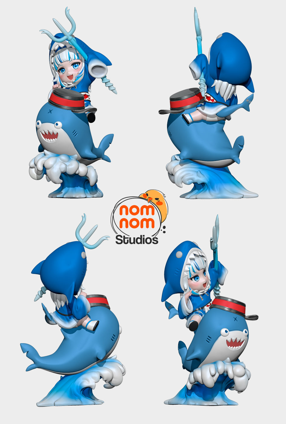 Chibi Gawr Gura - Virtual Social Media Star - Hololive