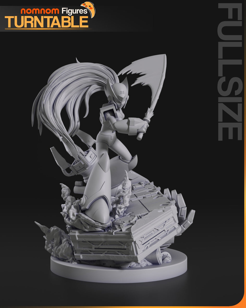Zero - Mega Man - 75mm, 1:10 scale